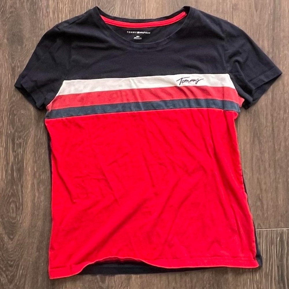 〔”tommy” tommy hilfiger shirt〕
